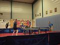 Pierre-Marie Delatte qui s'impose en 3 sets contre Bernard Ponchelet et au fond Laurent Lepine qui gagne Franziska Fedder en 3 sets